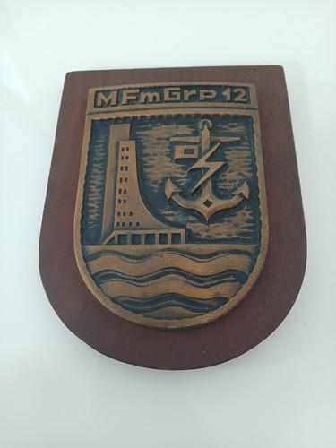 Crest legno marina - marina, militare