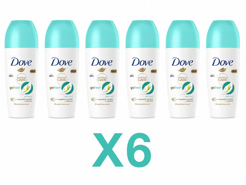 Dove deodorante roll on - x6,