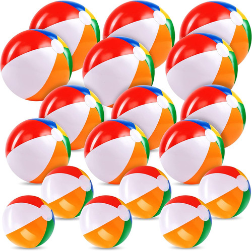 Palloni spiaggia arcobaleno - palloni,