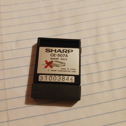 1983 sharp pocket computer - pocket,
