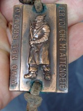Placca in bronzo monumento