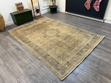 Grande tappeto persiano, tappeto persiano, tappeto persiano vintage, tappeto di lana, 6,6 x 9,3 piedi