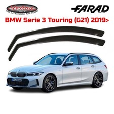 DEFLETTORI BMW SERIE 3 TOURING G21 (2019 in poi) FARAD SET ANTIVENTO FUME' 12746