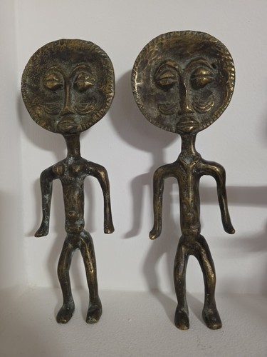 Coppia statuette antiche - coppia,