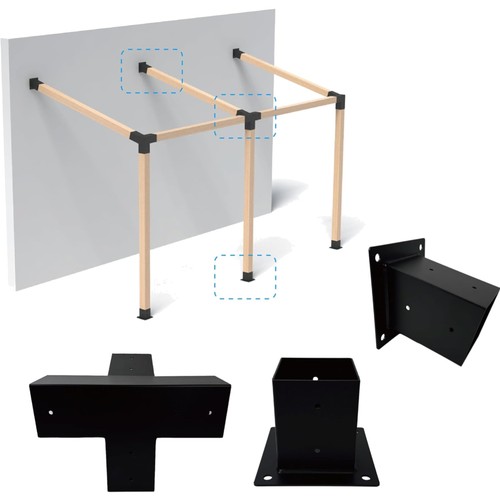 Kit staffe pergola 4x4 cui - kit, 4x4,