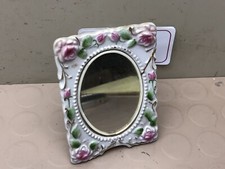 Specchio da scrivania ovale in