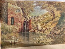 Dipinto Francesco Maria Pieri "Il Mulino" Macchiaiolo