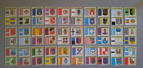 Set completo scudetti panini - set,