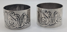 Pair of Sterling Silver Napkin