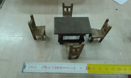 Sedie tavolo legno 6x4cm - sedie,