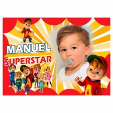 BANNER STRISCIONE COMPLEANNO - Alvin Superstar - PERSONALIZZATO