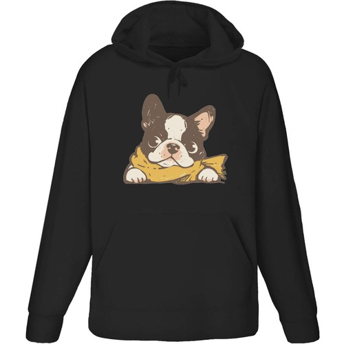 French bulldog wearing scarf - bulldog,