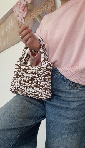 Borsa realizzata mano con - borsa, a