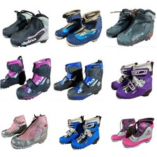 Scarponi da sci di fondo nordico Alpina giovani bambini taglie junior EU25 - EU35 NNN