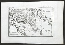 Carta Geografica Grecia - L'Attique, La Megaride - Tavola n. 5 - 1790