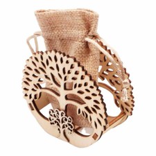 Bomboniera in legno albero