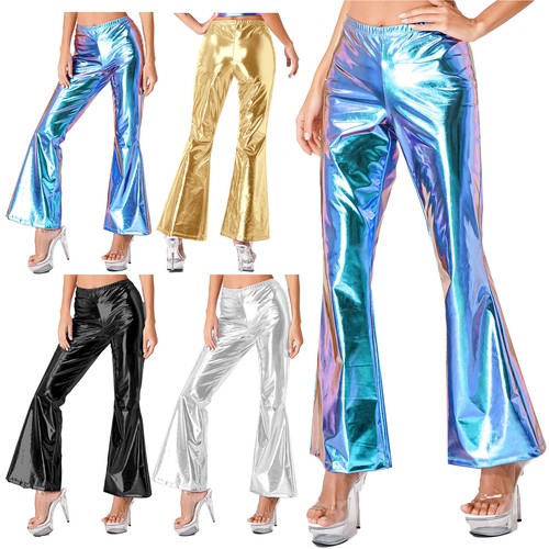 Pantaloni donna lucidi