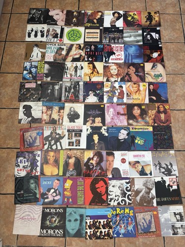 80s 90s pop vinyl - 70, 7”