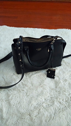 Borsa guess nera - logo, manico