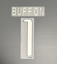 KIT NAMESET PER MAGLIA JUVENTUS BUFFON HOME AWAY 15-16 MATCH WORN ISSUED SHIRT.