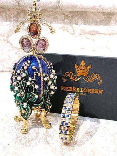 Faberge uovo stile zaffiro - stile,