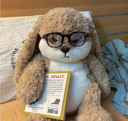Peluche coniglio arrabbiato - coniglio,