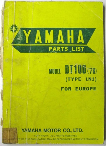Elenco ricambi moto yamaha - elenco,