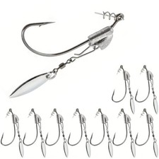 10Pcs Underspin Jig Head