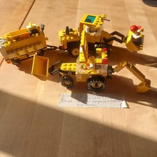 LEGO Town Escavatore 6662+6481 Costruzioni Luci Suoni Vintage Anni ‘80/’90