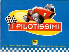 ALBUM FIGURINE I Pilotissimi, piloti visti da Enzo Ferrari Agip, 1994 COMPLETO