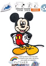 patch Mickey Mouse Topolino toppa termoadesiva iron on écusson Disney personaggi
