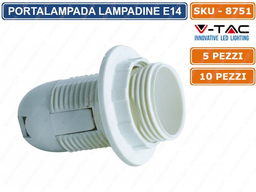 Tac portalampada plastica - portalampada, in