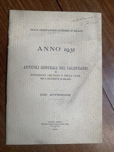 Reale osservatorio brera - di,