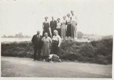 B1 - Foto Photo Fotografia Anni 30 - Animata Gruppo Muretto