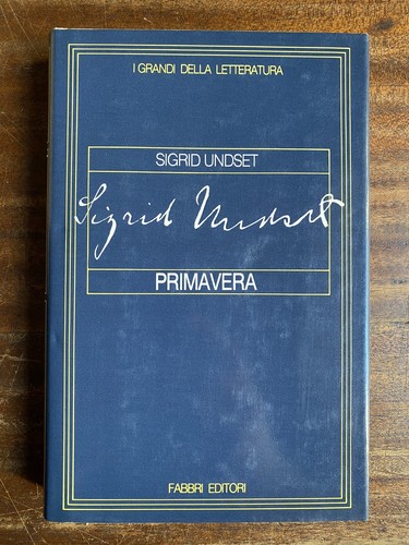 Sigrid undset primavera - undset,