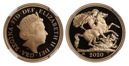 Elisabetta 2020 oro - elisabetta, pf70