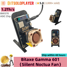 Bitaxe Gamma 601+Noctua Fan BTC Solo Miner 1.2th/s Crypto Bitcoin Mining Machine
