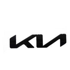 3D Raised Gloss Black KN