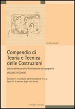 COMPENDIO DI TEORIA E TECNICA DELLE COSTRUZIONI Guido Sarà VOLUME SECONDO