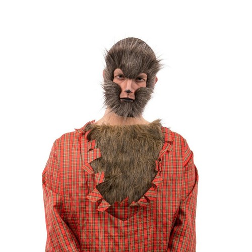 Maschera uomo lupo pelo - uomo,