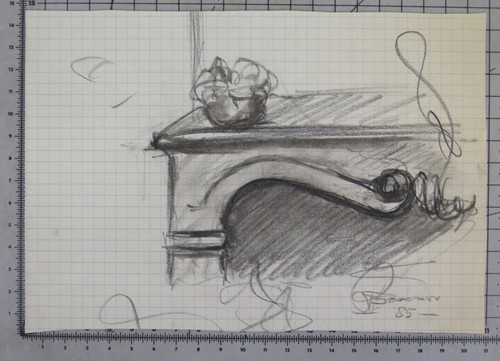Disegno vintage firmato - disegno,