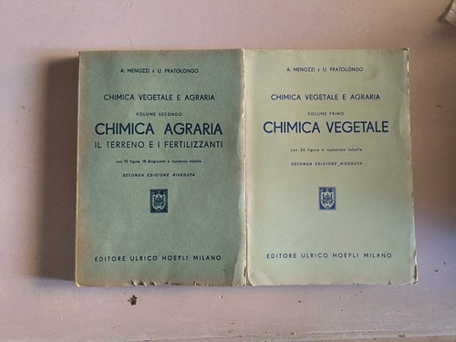 Chimica vegetale agraria - agraria, –