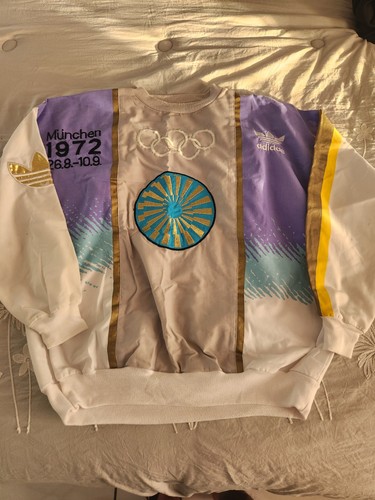 Felpa girocollo vintage adidas - girocollo,