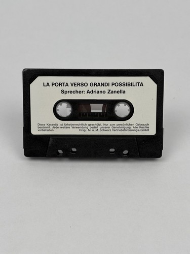 Cassetta audio adriano - audio, zanella
