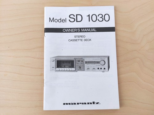 Manuale utente marantz 1030 - marantz,