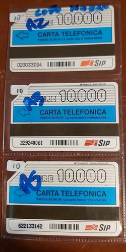 Schede telefoniche anno - ,