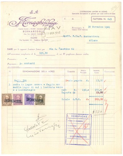 1941 bernareggio lavori - bernareggio,