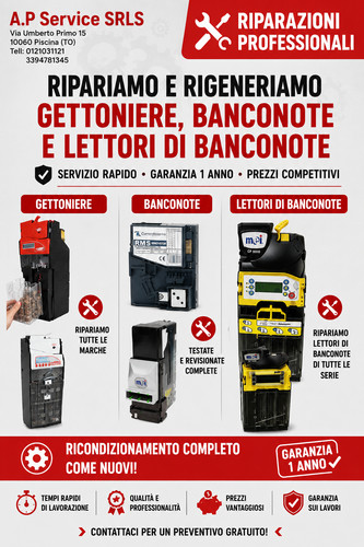 Gettoniere rendiresto - gettoniere, e
