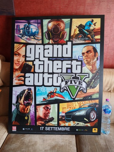 Gta raro promo poster dayone - promo,