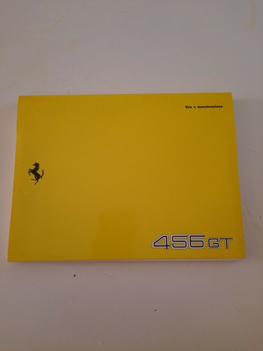 Ferrari 456 libretto - uso, e